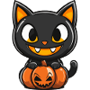 Katze Halloween Kater