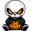 Zombie Halloween Skeleton