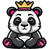 Panda Comic Crown