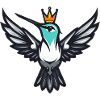 Hummingbird Bird Comic Crown