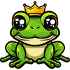 Frog Comic Crown