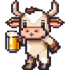 Kuh Bier Pixel