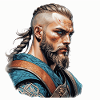 Guerrier barbare viking