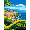 Sorrento Italy Travel Poster Souvenir Painting WPA