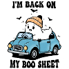 Ghost in a Blue Convertible