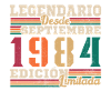 Légendaire depuis 1984 Septembre