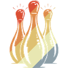 Bowling Graphic Retro Look