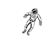 Motivational Astronaut Saying Design