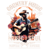 Country Music Guitar Guitarist Singer Vintage