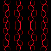 Red on black chains