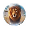 Lion dans la savane
