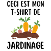 Tshirt jardin jardinage