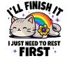 Funny lazy cat kitty