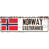 Lillehammer Norway Flag