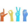Sign language sign ASL deaf