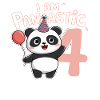 I'm Pandastic 4th Birthday Panda