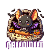Chauves-souris et bonbons Halloween