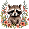Cute raccoon