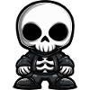 Zombie Halloween Skeleton