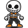 Skeleton Comic Halloween