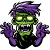 Zombie Halloween Comic