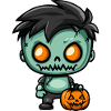 Zombie Halloween Bébé effrayant