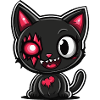 Chat Halloween Drôle Bébé