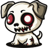 Chien Halloween Zombie Bébé
