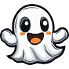Ghost Halloween Cute Comic