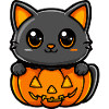 Cat Halloween Cat Comic