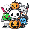 Halloween Party Figures Comic