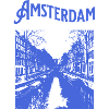 Blue Amsterdam Canals