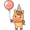 Cheval Anniversaire Bébé