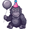 Gorilla Birthday Baby