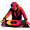Diskjockey Retrowave