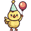 Poulet Anniversaire Bébé