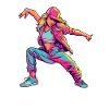 Retro Comic B-Girl