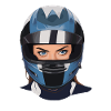 Motorradfahrerin Motorrad Frau