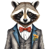 Gentleman raccoon