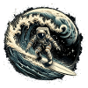 Astronaut Surfs Surfer Surfer Surfing Gift
