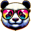 Panda mit Sonnenbrille