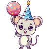 Mouse Birthday Baby