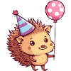 hérisson anniversaire bébé