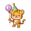 Tiger Birthday Baby