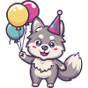 Wolf Birthday Baby