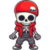Zombie Halloween Skeleton