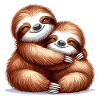 Sloths Sloth Snuggle Gift