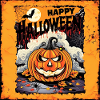 happy Halloween pumpkin