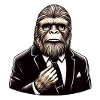 Gentleman Sasquatch - Funny Bigfoot