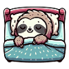 Sleeping Sloth - Peaceful Charming